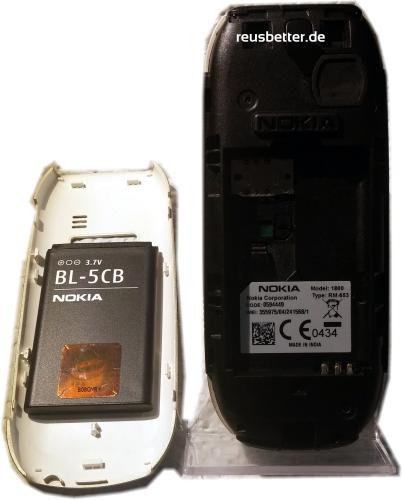 Nokia 1800 Handy | Silber Gray Schwarz | Ohne Simlock | Einsteiger Handy 1.8 Zoll | Radio