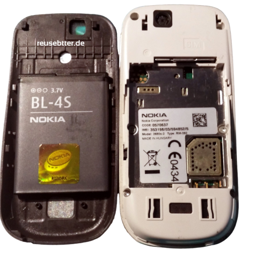 Nokia Slide 2680s-2 Mobiltelefon |  Slate Gray | 1.8 Zoll | Bluetooth | Simlock Frei