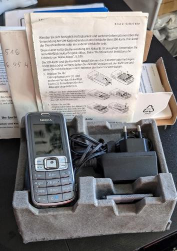 Nokia 3109 Classic Handy Grau | OVP | Original Ladegerät | Akku | Made in Hungary