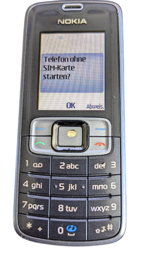 Nokia 3109 Classic Handy Grau | OVP | Original Ladegerät | Akku | Made in Hungary