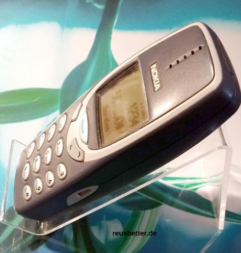 Nokia 3310 Retro Handy | Dunkelblau | Klassisch/Candy-Bar | DualBand | Simlock Frei