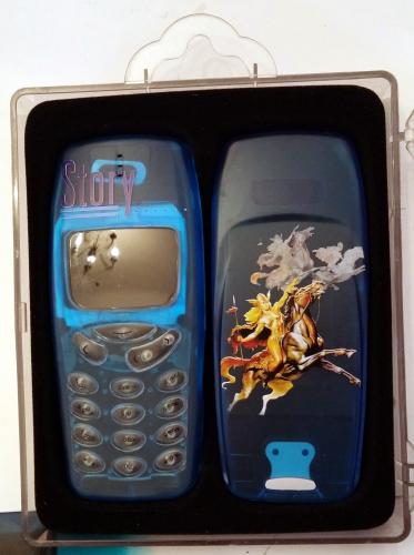 Nokia 3310 Handy Cover ☛ Amazone blau transparent