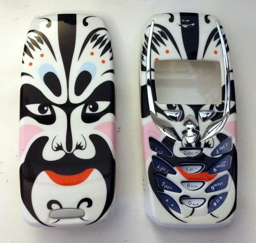 Nokia 3310 Ersatz Handy Full Cover ☛ Asiatische Maske im 8310 Look