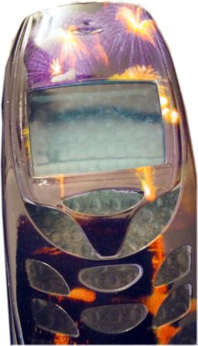 Nokia 3350AL Handy  ☛ Oberschale Feuerwerk ☛ Mobilfunkzubehör