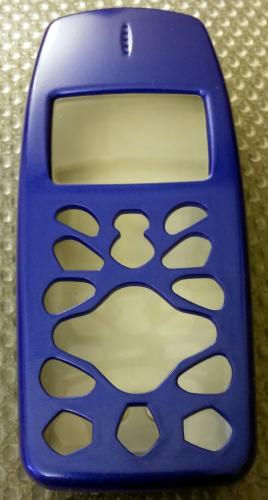 Nokia 3510 Handyschale Game Design☛ Fullcover ☛ Schwarz-Blau-Rot ☛ Farbwahl