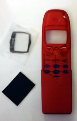 Nokia 5110 Slider Handy Cover Titanio Rosso Handy Hülle