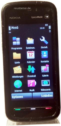 Nokia 5800 XpressMusic Black | Simlock Frei | Smartphone Handy