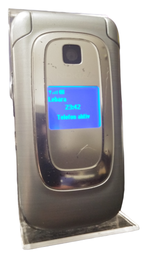 Nokia 6085 Klapphandy [ WLAN Quadband, Kamera, Bluetooth ] Silber