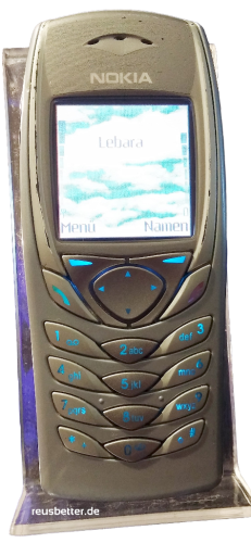 NOKIA 6100 HANDY | 1.5 Zoll | Tri-Band | Business Handy Silber | Infrarot IrDA Wap MMS GPRS