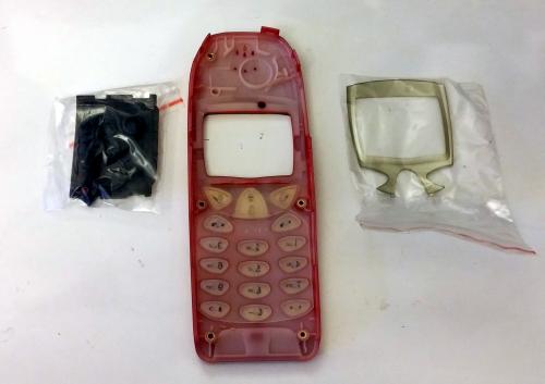 Nokia 6210 Handy Hülle Titanrot Silber Nokia Zubehör