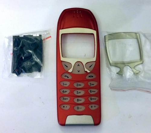 Nokia 6210 Handy Hülle Titanrot Silber Nokia Zubehör