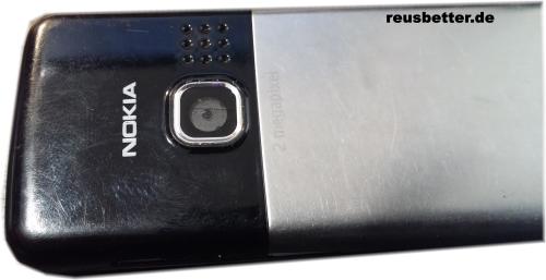 Nokia 6300 Silber Candy-Bar Silber Kamera Bluetooth MP3