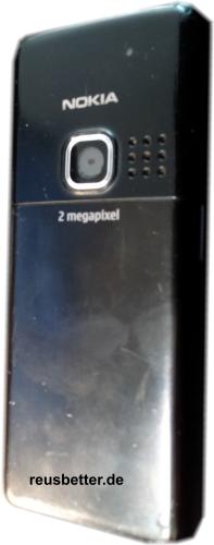 Nokia 6300 Schwarz-Silber | 2.0 Zoll |  Kamera Radio Bluetooth MP3 | SIM Frei