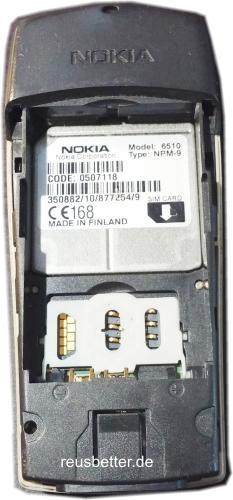 Nokia 6510 Handy | Klassisch/Candy-Bar | Retro Handy ohne Vertrag | Ohne Simlock | Champagner