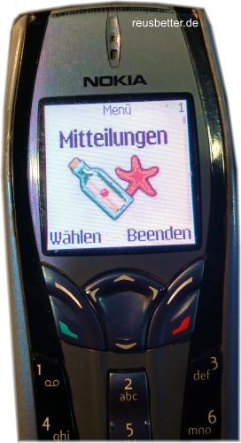 Nokia Handy 7250i | Imperfect Blue | Candy-Bar | Simlock Frei