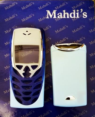 Nokia 8310 Full Cover Blau Silber - Hellblau Farbwahl Nokia Hülle