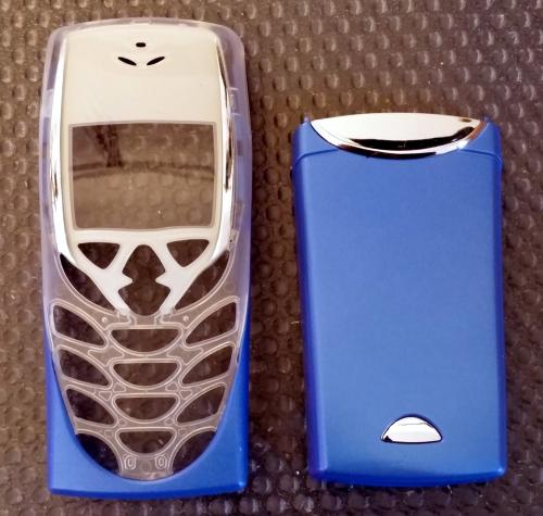 Nokia 8310 Full Cover Blau Silber - Hellblau Farbwahl Nokia Hülle