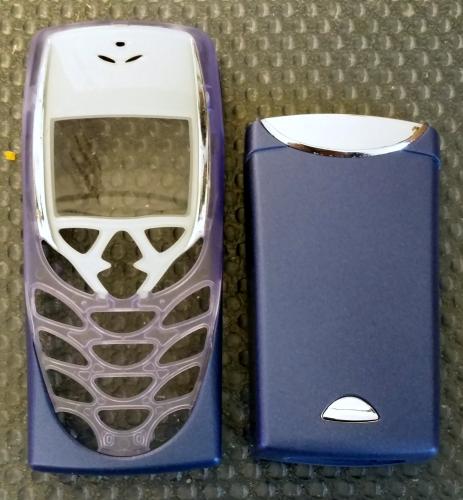 Nokia 8310 Full Cover Blau Silber - Hellblau Farbwahl Nokia Hülle