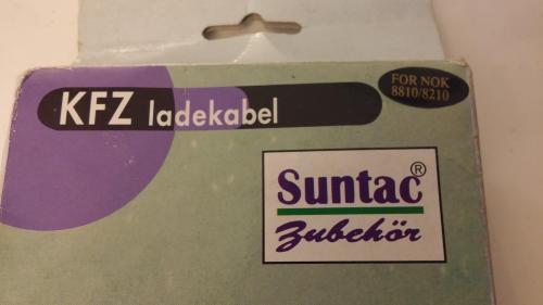 Nokia 8810-8210 ☛ KFZ Ladekabel ☛ Autoladekabel von Suntac