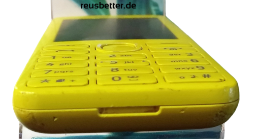 NOKIA ASHA 220 DUAL SIM Handy | Zitronen GELB | 2.4 Zoll | 2.0 MP | 4 GB microSD |  ohne Vertrag