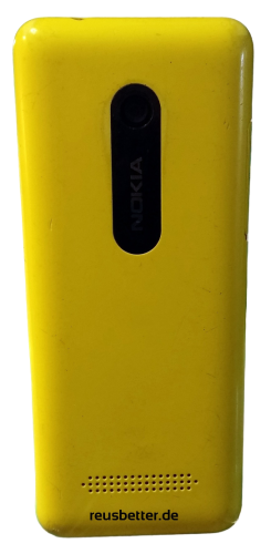 NOKIA ASHA 220 DUAL SIM Handy | Zitronen GELB | 2.4 Zoll | 2.0 MP | 4 GB microSD |  ohne Vertrag
