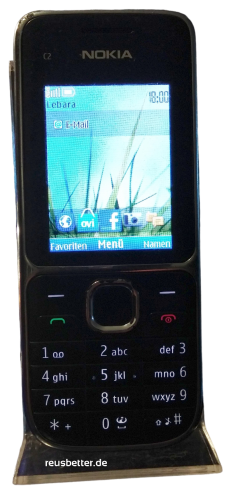 Nokia C2-01 Handy | Klassisch/Candy-Bar - 3.2 MP | UMTS-/3G | Black | 2.0 Zoll | ohne Vertrag