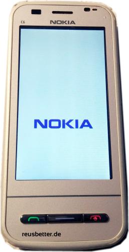 Nokia C6-00 Weiß | Simlock Frei | Smartphone Slider | Qwertz Tastatur | 5MP | 3.2 Zoll