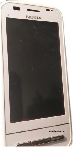 Nokia C6-00 Weiß | Simlock Frei | Smartphone Slider | Qwertz Tastatur | 5MP | 3.2 Zoll