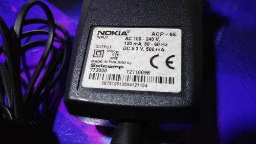 Nokia Ladekabel ACP-8E ✐ Ladegerät ✐ Netzteil ✐ DC 5.3 V