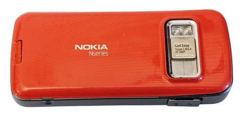 Nokia N79 - 1 Smartphone ❖ Symbian, HSDPA ❖  5 MP Carl Zeiss ❖ ohne Simlock ❖ Seal Gray-Red