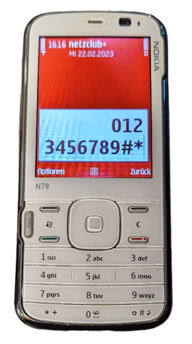 Nokia N79 - 1 Smartphone Symbian, HSDPA 5 MP Carl Zeiss ohne Simlock  Seal Gray-Red