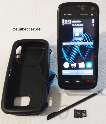 Nokia 5800 XpressMusic Blue | ohne Simlock | Smartphone Handy | WLAN