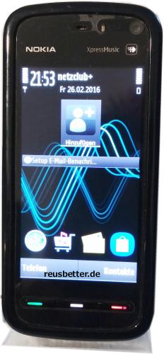 Nokia 5800 XpressMusic Blue | ohne Simlock | Smartphone Handy | WLAN