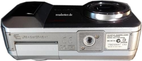 Olympus CAMEDIA C-500 Zoom | 5.0MP Digitalkamera | 1,8" TFT LCD Monitor | Silber