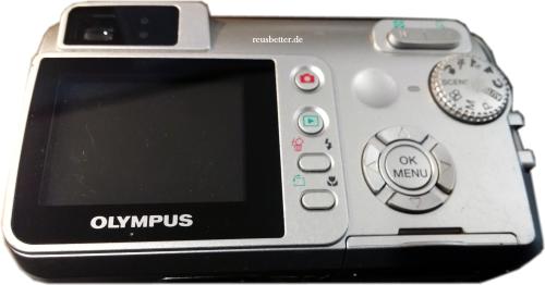 Olympus CAMEDIA C-500 Zoom | 5.0MP Digitalkamera | 1,8" TFT LCD Monitor | Silber