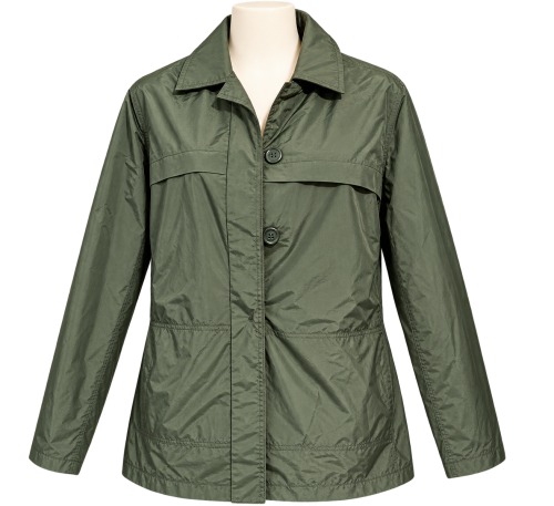 P.S. Company Leichte Damen Übergangsjacke mit Netzfutter – Khaki/Oliv