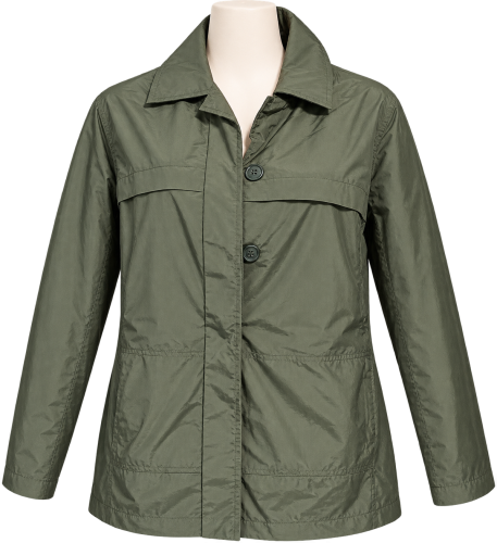 P.S. Company Leichte Damen Übergangsjacke mit Netzfutter – Khaki/Oliv