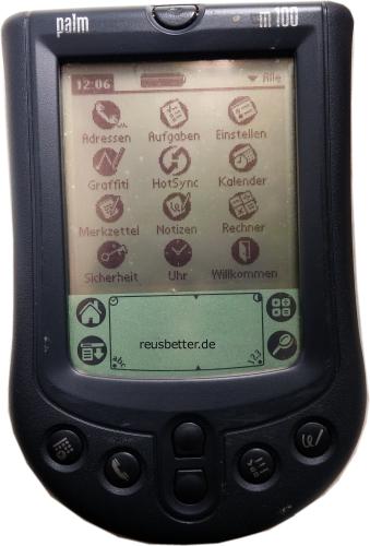 Palm m100 PDA Handheld PC ☑️ Touchscreen ☑️ mit Zubehör