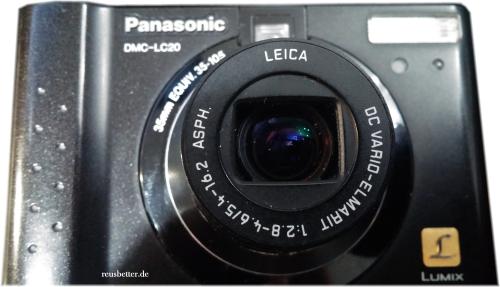 Panasonic LUMIX DMC-LC20 2,0 MP | 1,5" TFT LCD | Digitalkamera - Schwarz