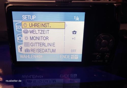 Panasonic Lumix DMC-TZ3 Digitalkamera | 7.2 Megapixel | 3,0" TFT LCD Monitor | Schwarz