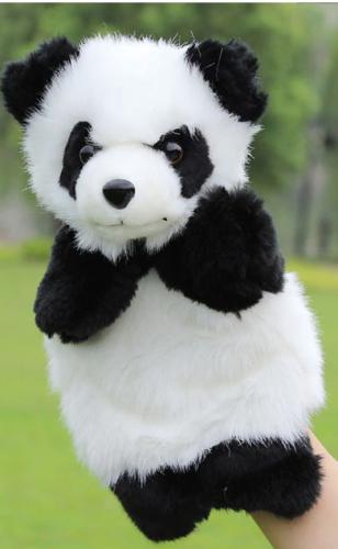 Handspieltier Handpuppe | Niedlicher Panda Bär | Webpelz