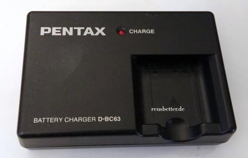 Pentax D-BC63 Akkuladegerät | Li-Ion Fujifilm D-Li63, D-Li108 Akkus