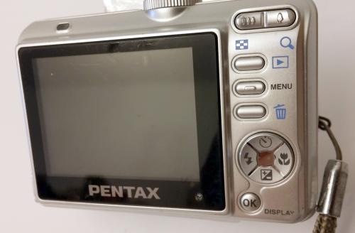 Pentax Optio E10 Digitalcamera 3 x zoom 6.0 MP Silber