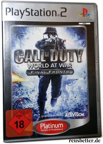 Call of Duty World at War Final Fronts PS2 - PlayStation 2