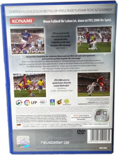 Pro Evolution Soccer PES 2008 Platinum ○ Playstation 2 - PS2 ○ mit Anleitung