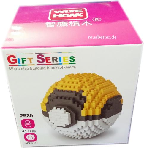 Pokeball Pikachu Diamond Blocks mit Box | Pokemon