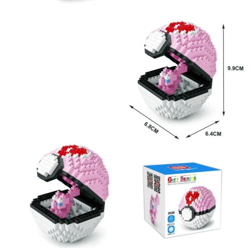 Pokeball Pummeluff Diamond Blocks mit Box | Pokemon