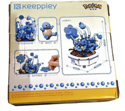 Pokemon Chiggy Welt Keepplay Modelbausten Set mit Insel