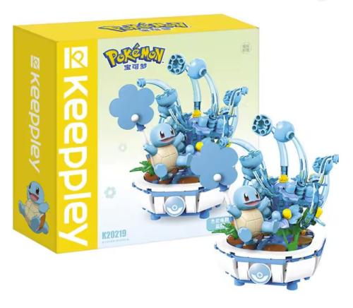 Pokemon Chiggy Welt Keepplay Modelbausten Set mit Insel