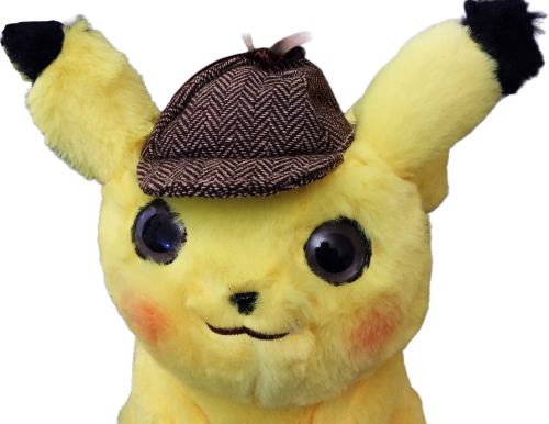 Plüsch Pokemon Meisterdetektiv | 28 cm Groß